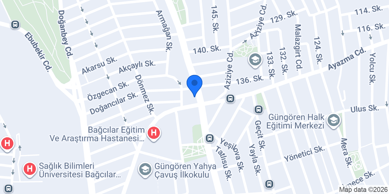TÜRKMENLER YAPI MALZEMELERİ - GÜNGÖREN ŞUBE konumu