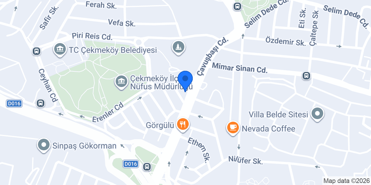 Erdem Kıramer ÇEKMEKÖY konumu