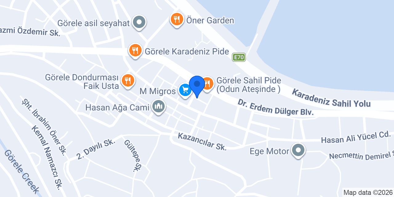 Deniz Pide Salonu Görele konumu