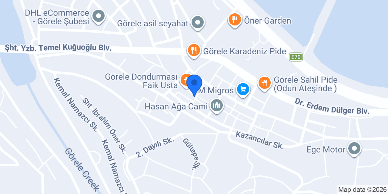 Görele dondurması şenol usta konumu