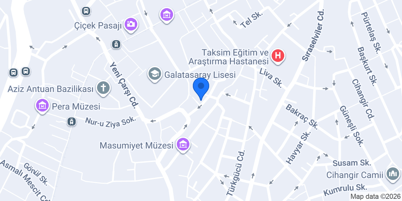 Faik Paşa Garajı konumu