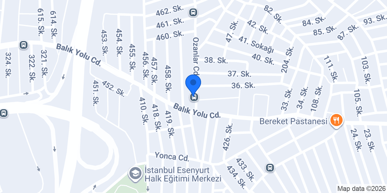 Cadde köfte konumu