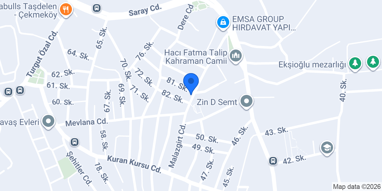 My Duşakabin Çekmeköy konumu