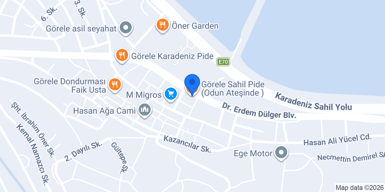 Görele Sahil Pide (Odun Ateşinde ) konumu