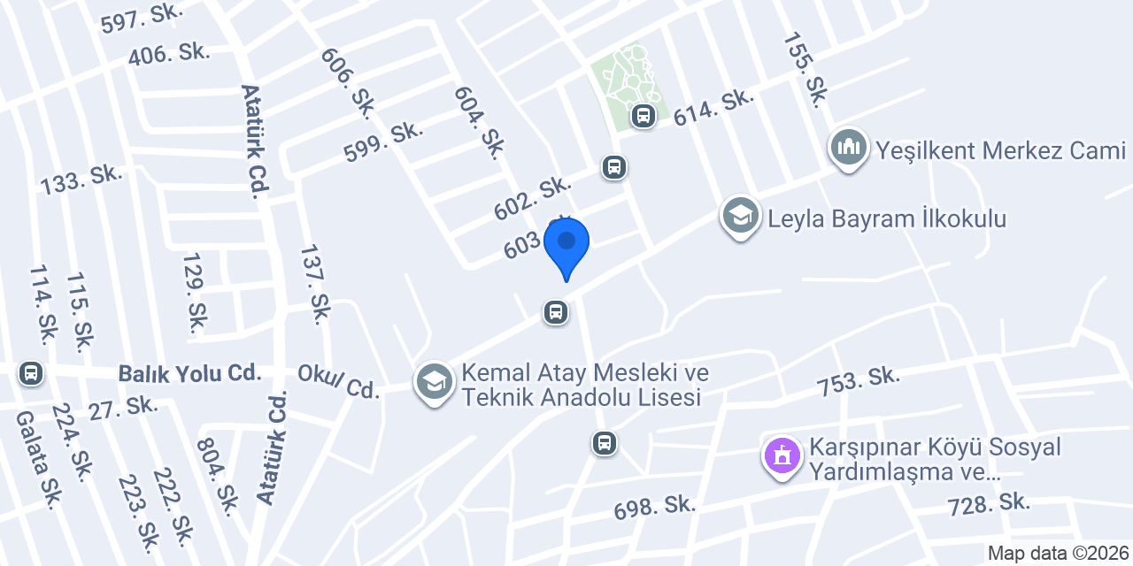 2H Dizayn Mobilya konumu