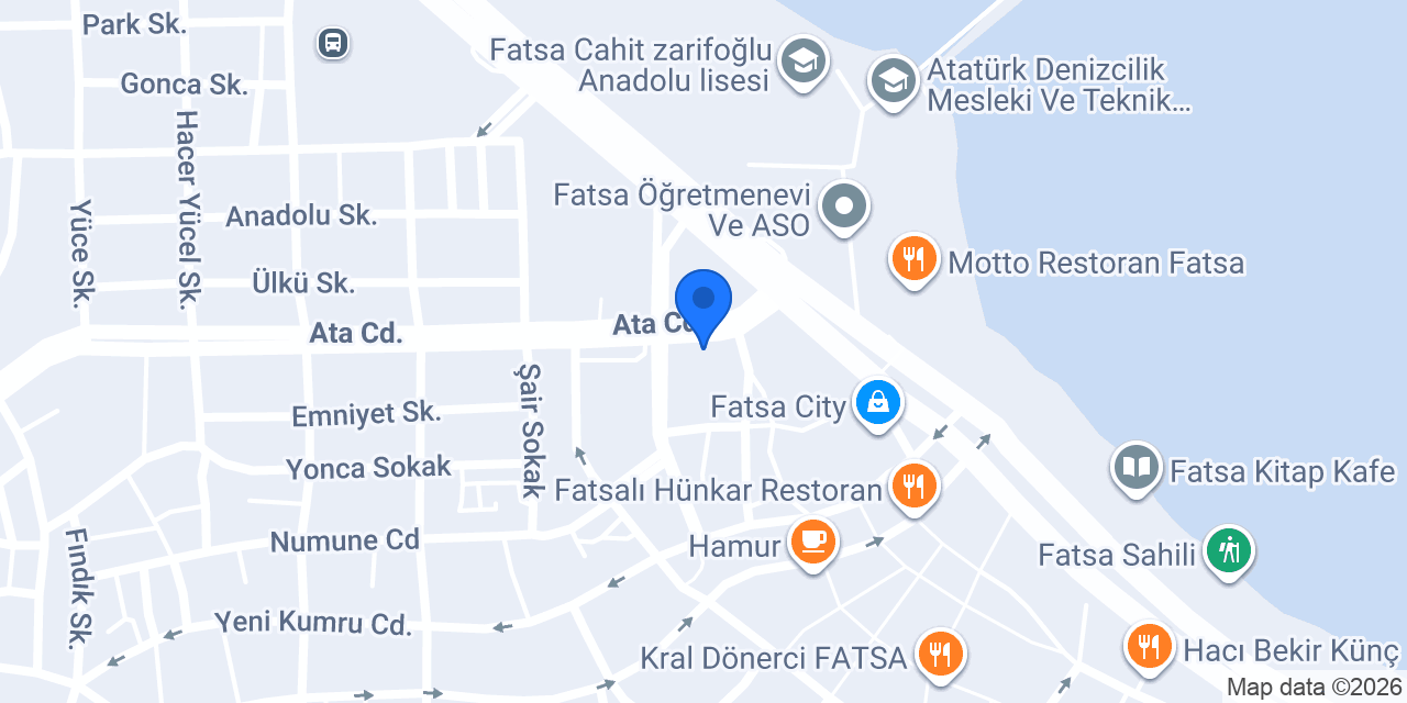 Fatsa Belediyesi konumu
