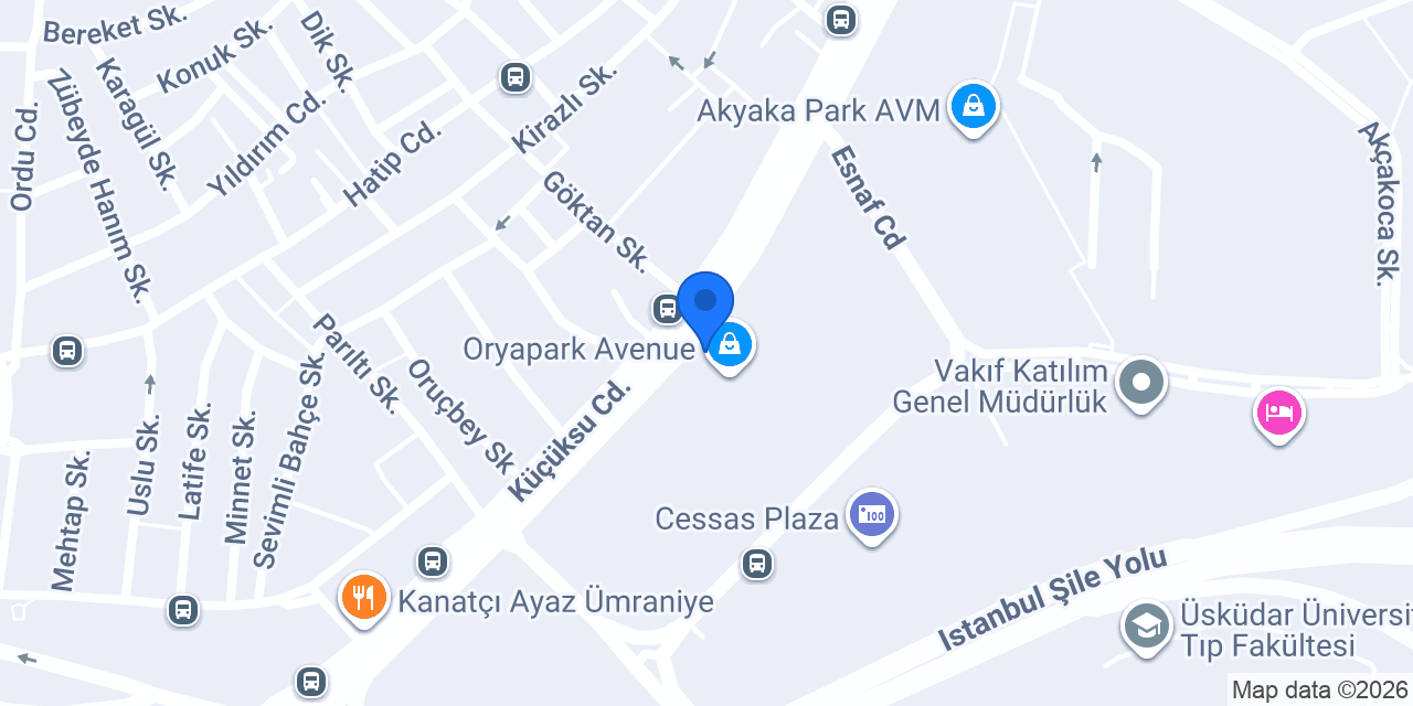 Bafetto Ümraniye konumu