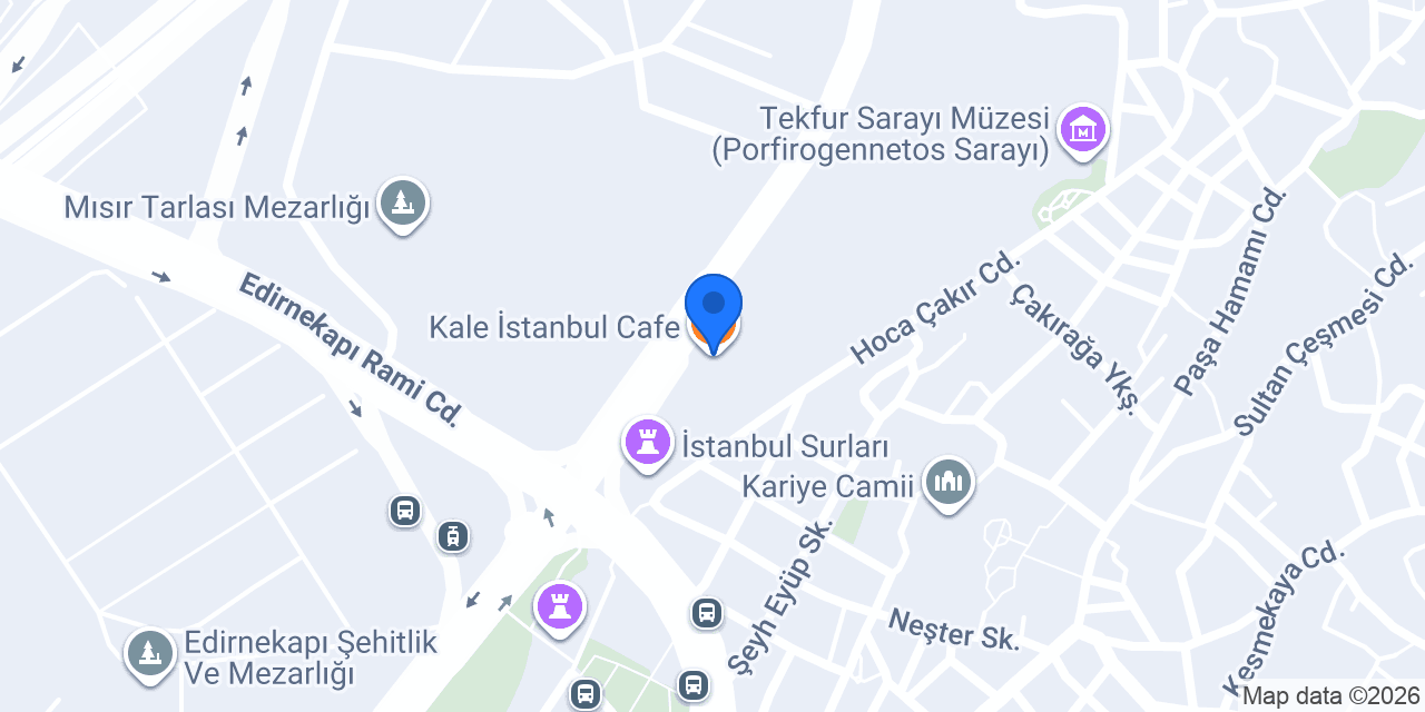 Kale İstanbul Cafe konumu
