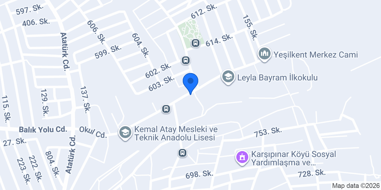 Azra Butik konumu