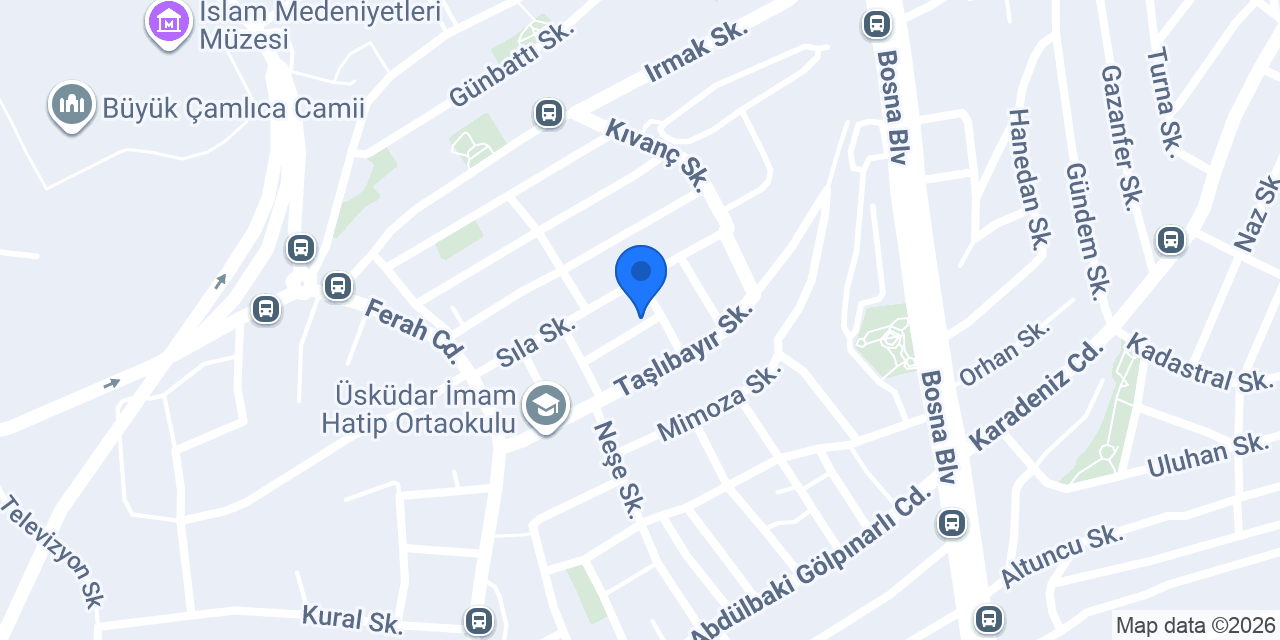 çamlıca anahtar konumu