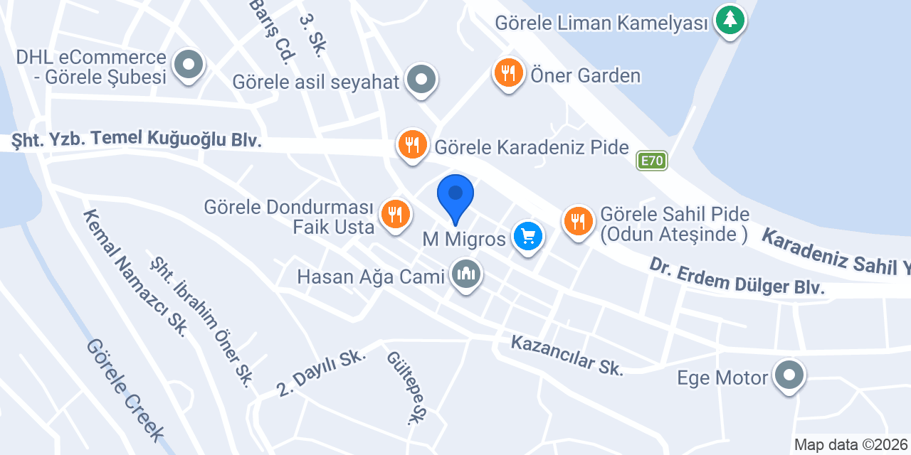 Diş Hekimi Mehmet Ali Nebioğlu konumu
