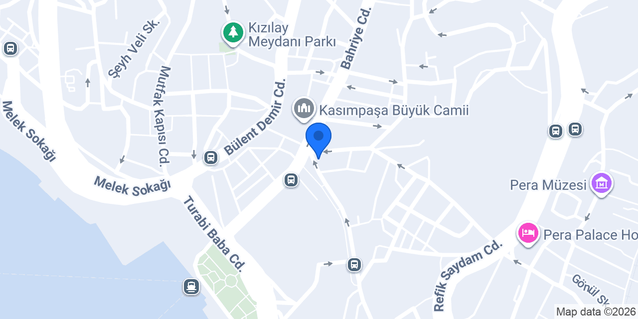 Halkbank Kasımpaşa Şubesi konumu
