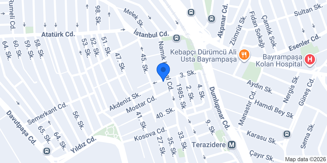 ER-SE lastik orme konumu