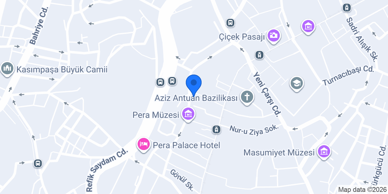 Büyük Londra Oteli Teras Bar konumu