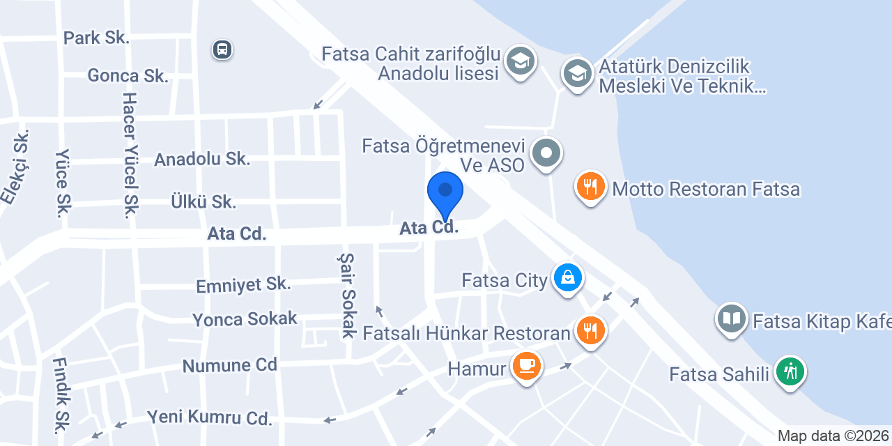 FATSA KADIN SAĞLIĞI KLİNİĞİ konumu