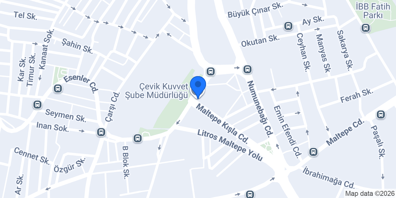 Çevik Kuvvet Şube Müdürlüğü konumu