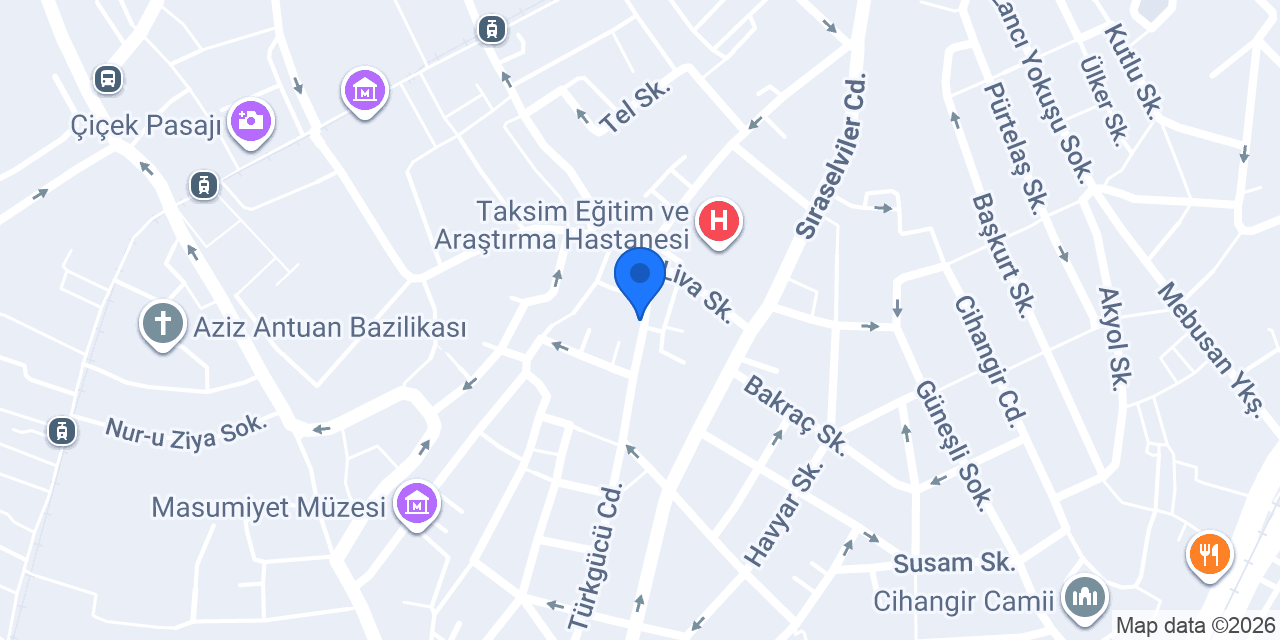 Westley Residence Taksim konumu