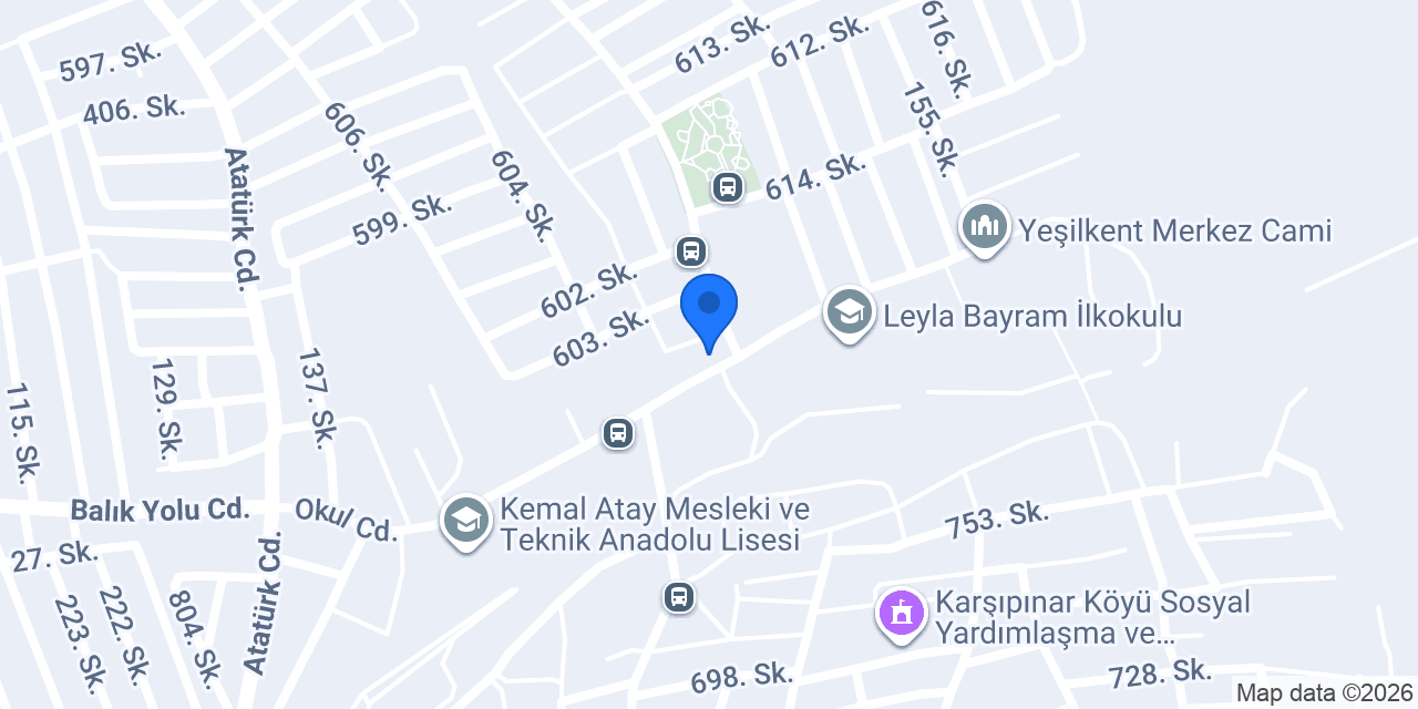 Ekin AVM konumu