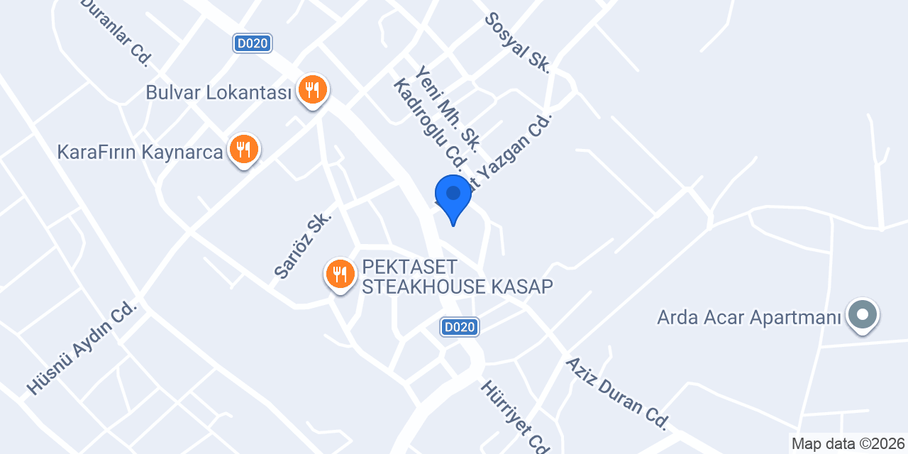 ERTÜRK PERDE HALI konumu
