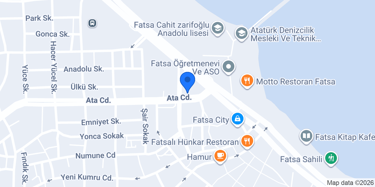 Fatsa PTT Müdürlüğü konumu