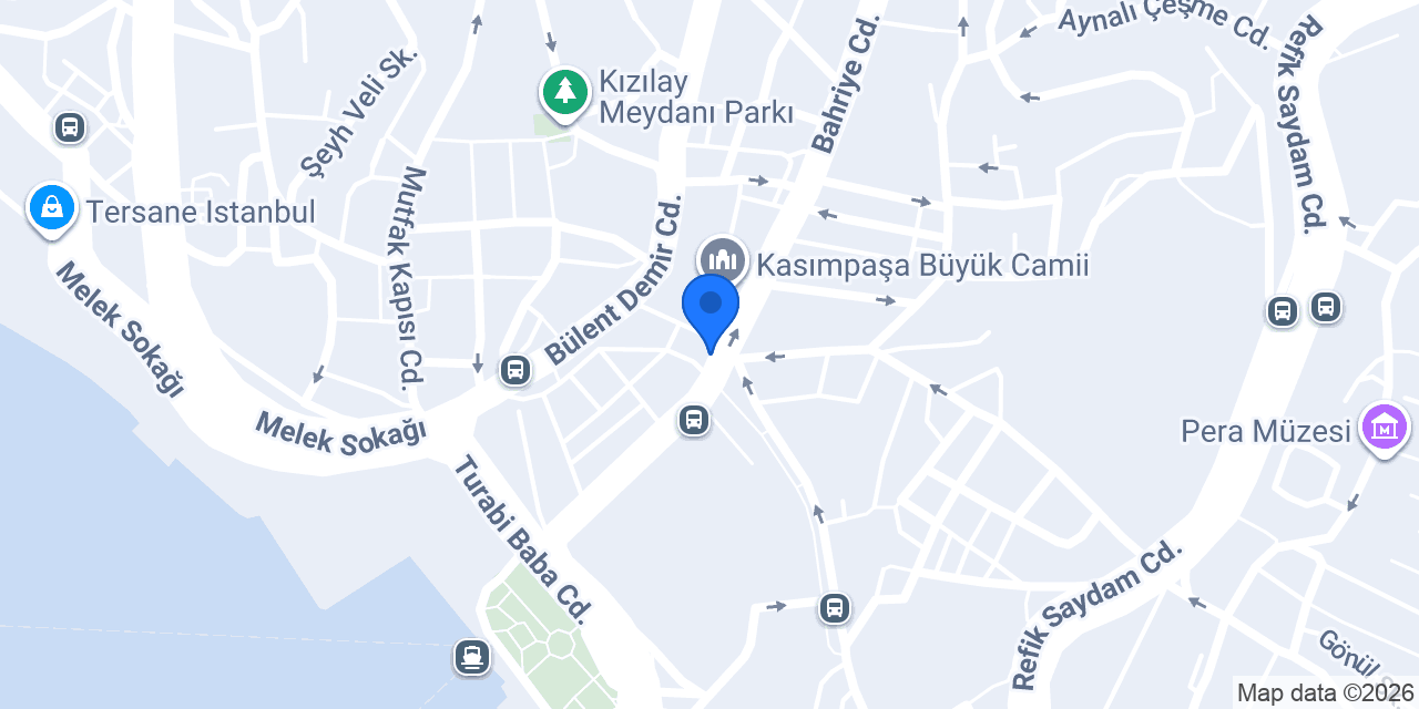 Kuveyt Türk Kasımpaşa Şubesi konumu