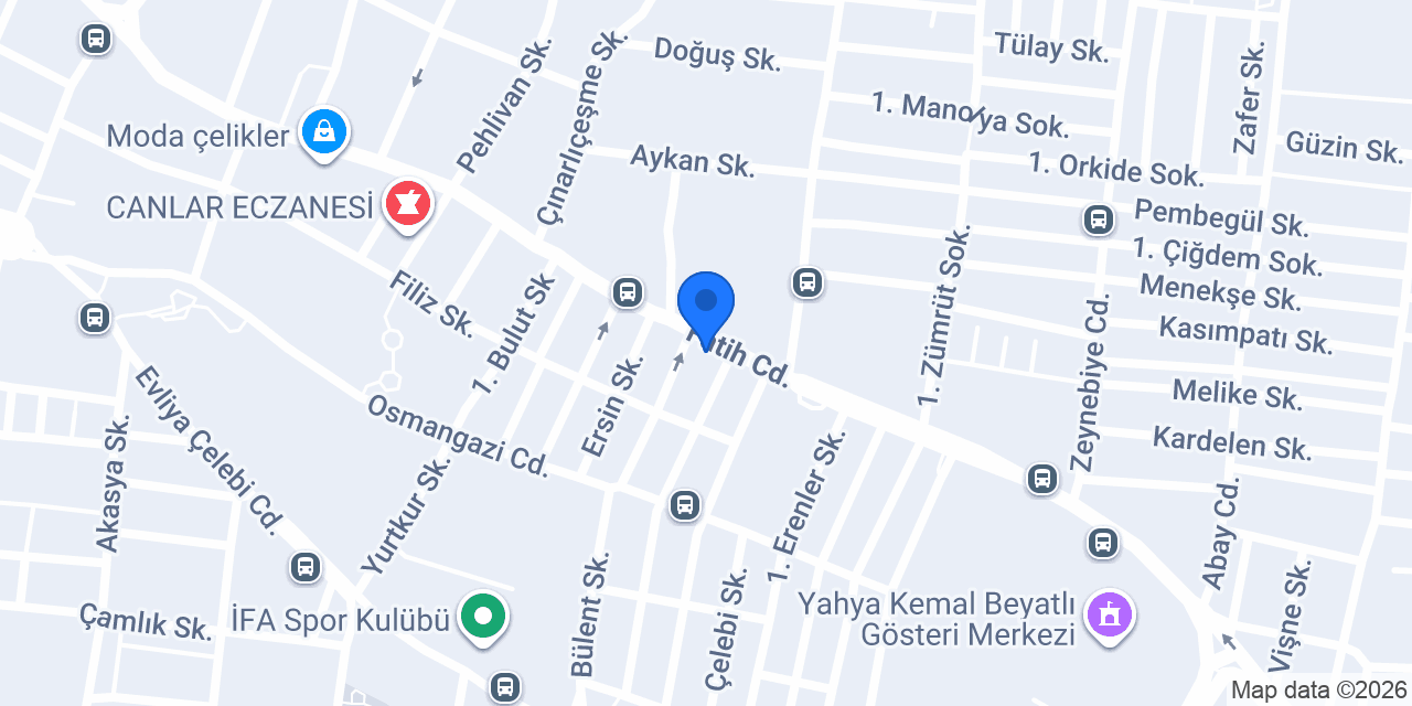 Tuana çiçekcilik konumu