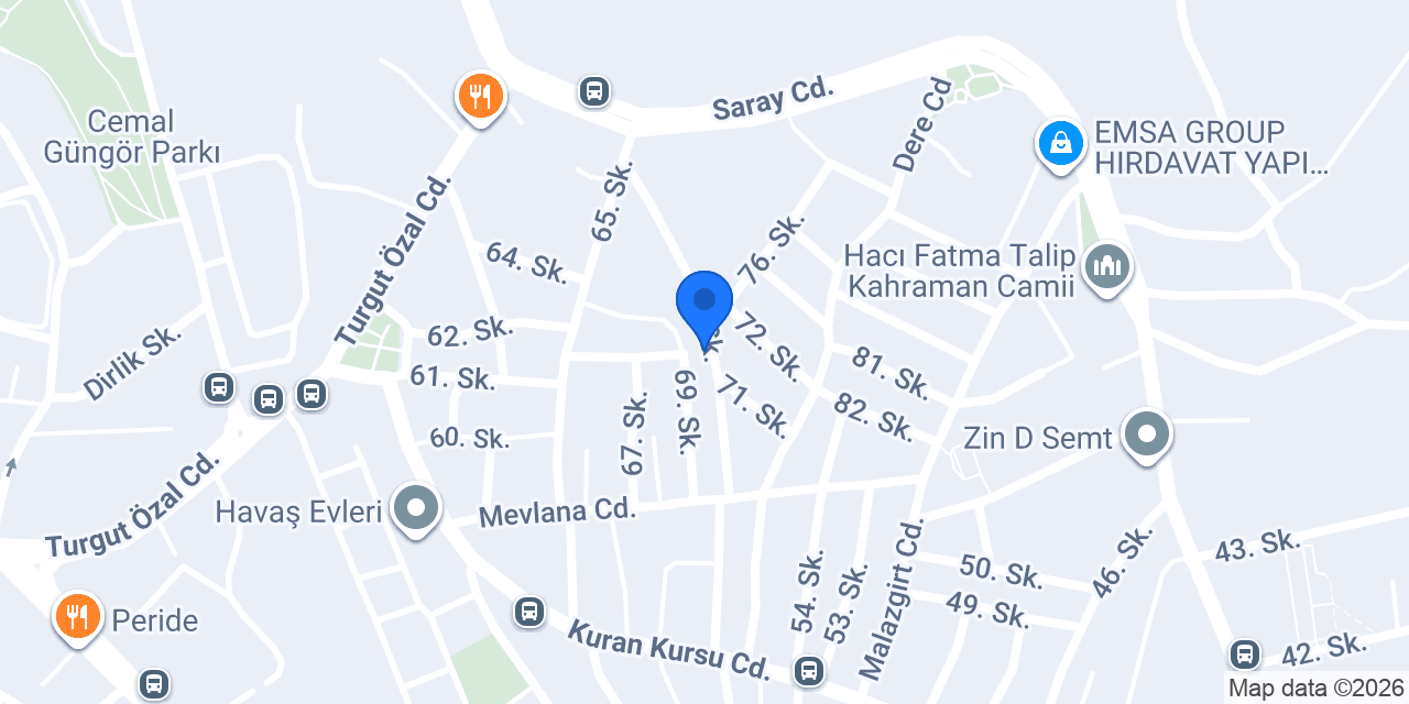 Fason Atölyesi Güneş Tekstil konumu