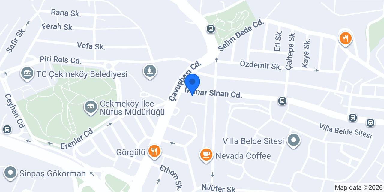 Çekmeköy Moda Evi konumu