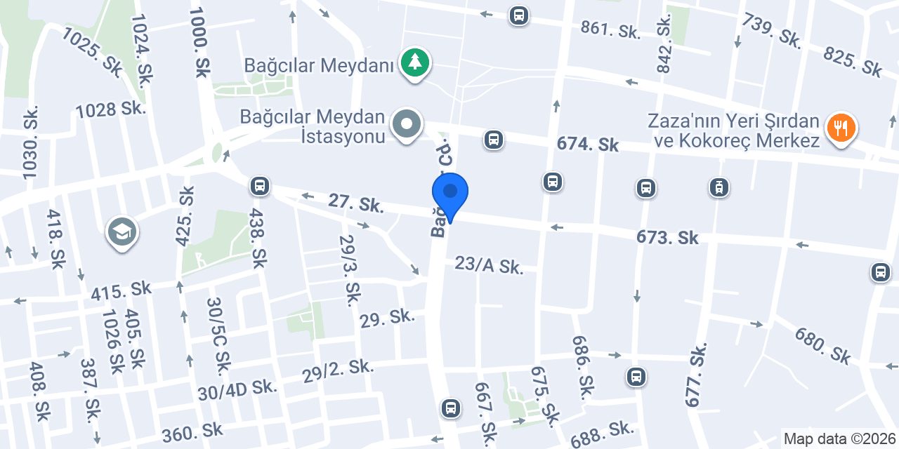 Arı Bağcılar Eczanesi konumu