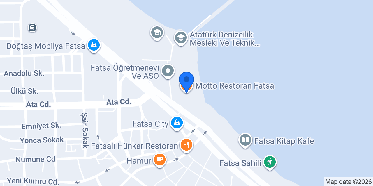 Motto Restoran Fatsa konumu