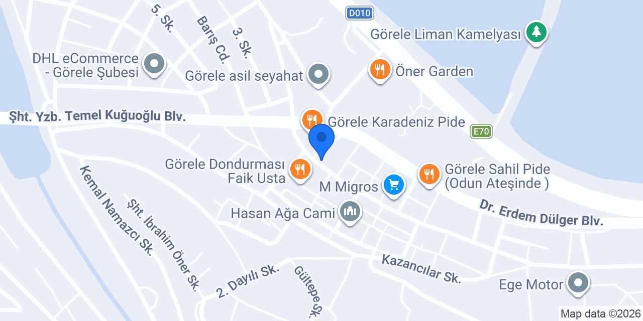 Görele İlçe Milli Eğitim Müdürlüğü konumu