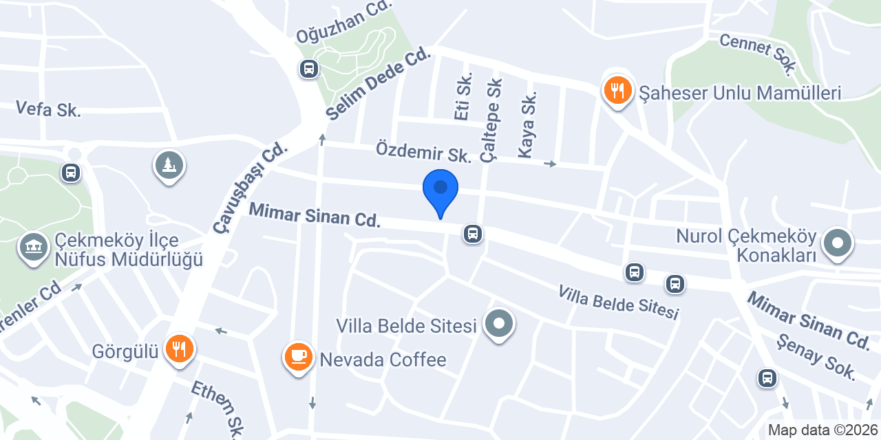 QNB Çekmeköy Şubesi konumu