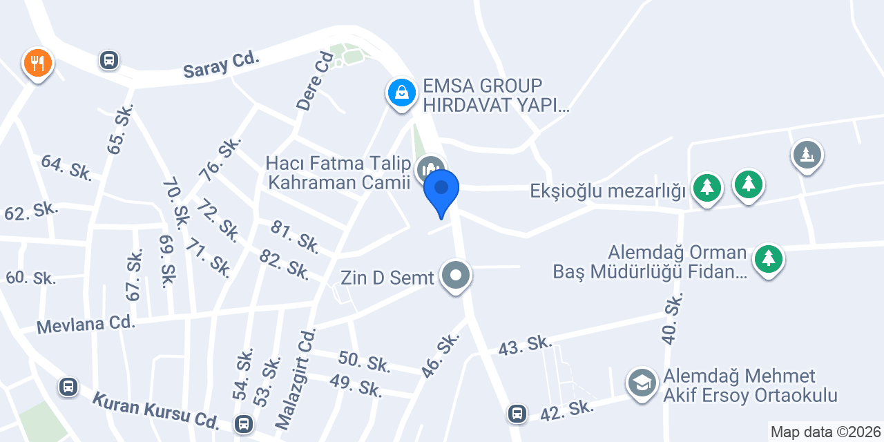 Perdaş Mermer konumu