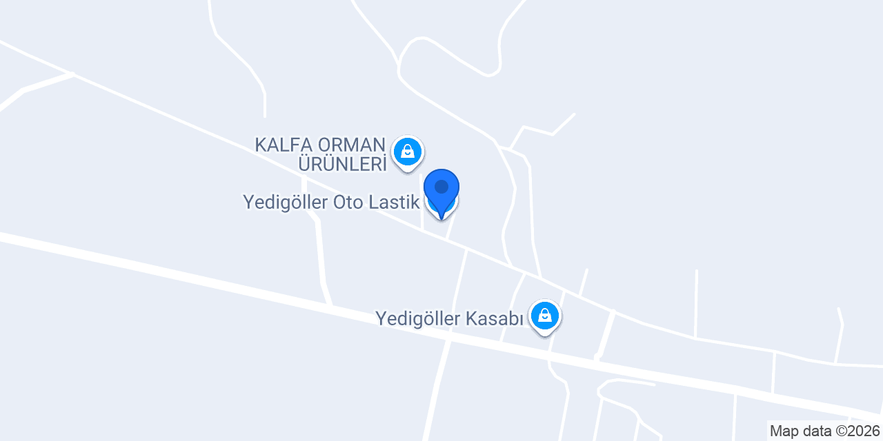 Yedigöller Oto Lastik konumu