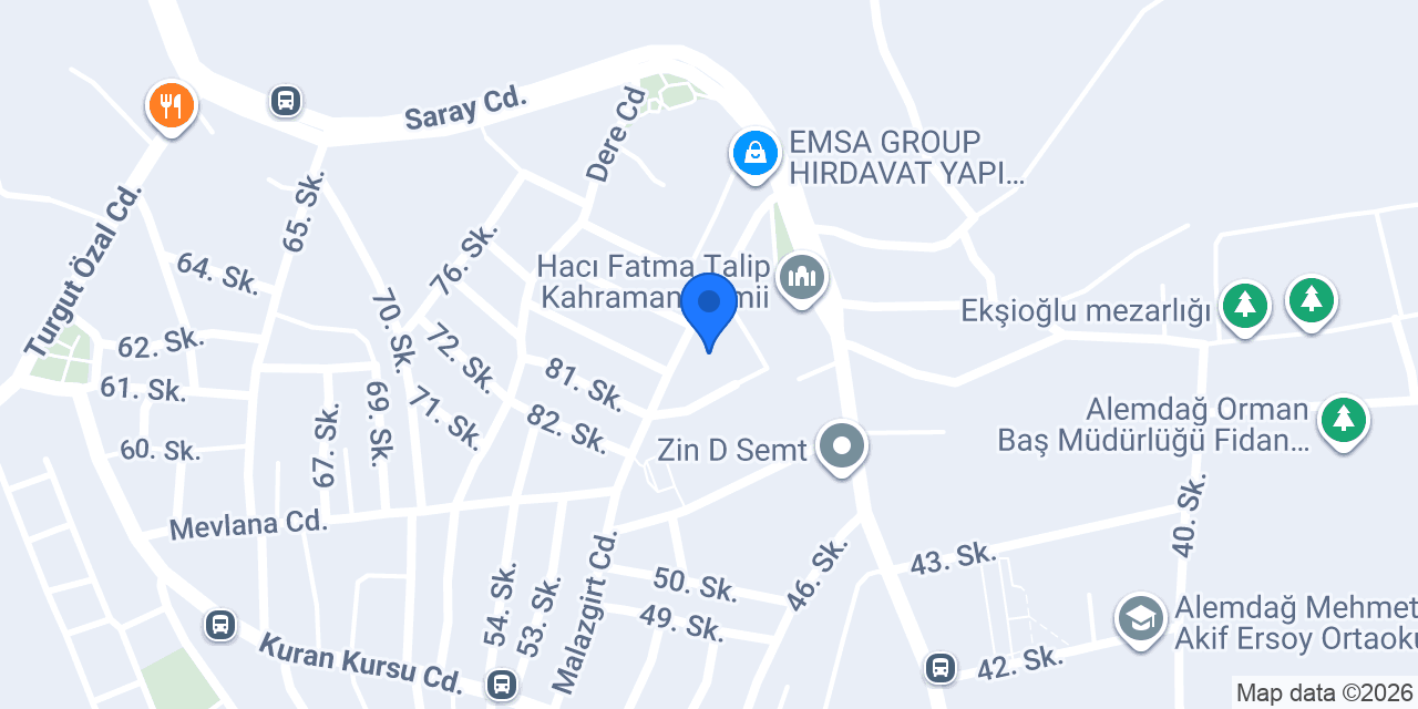 ÖZ HORECA SERVİS EKİPMANLARI konumu