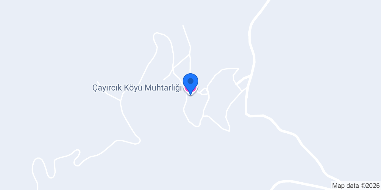 Çayırcık Köyü Muhtarlığı konumu