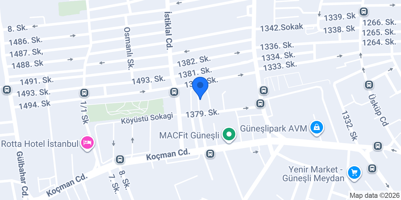 Uyar Turizm konumu