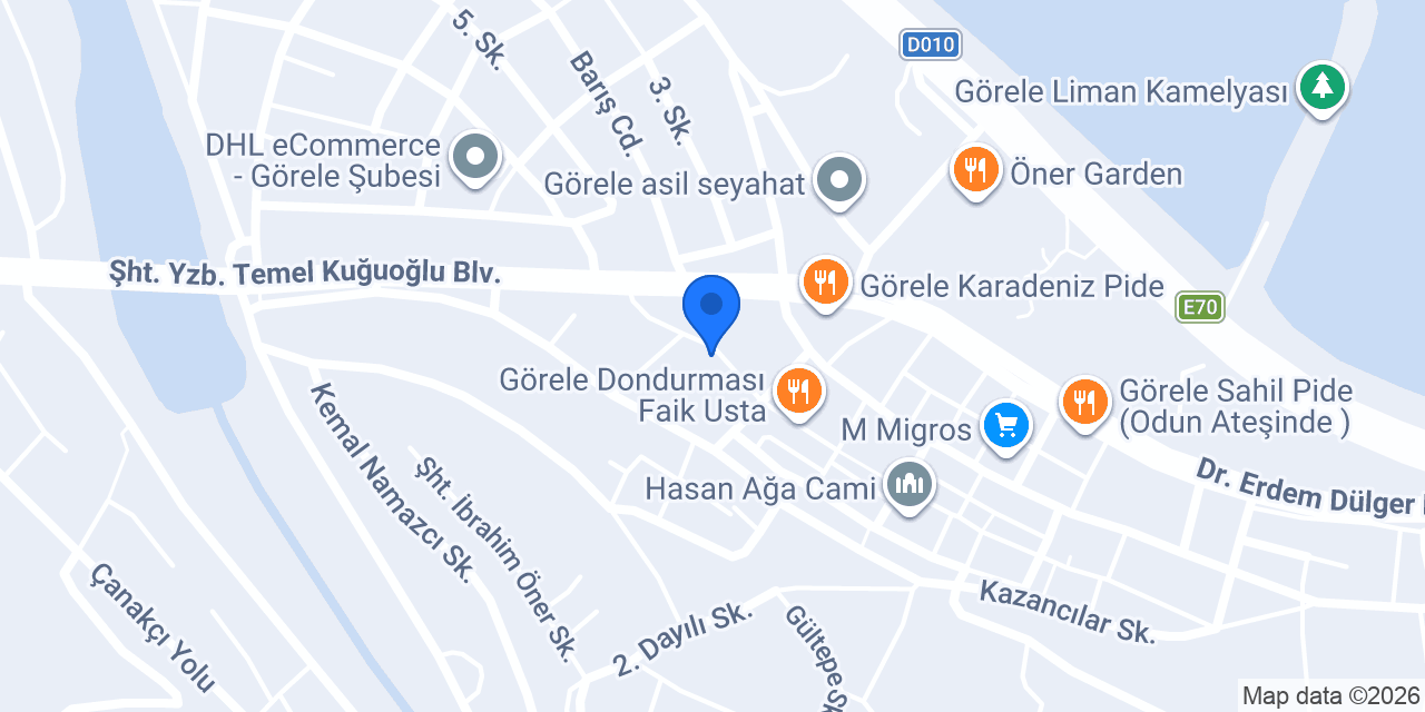GÖRELE TEMİZLİK PAZARI konumu
