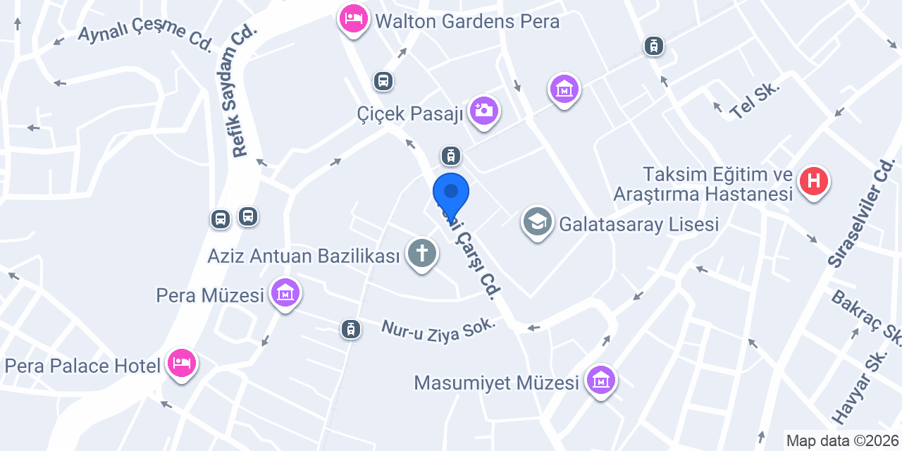 RİTİMHANE PERA konumu