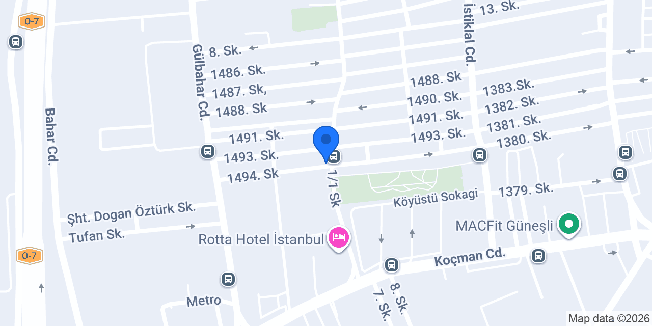 Sena unlu Mamülleri konumu