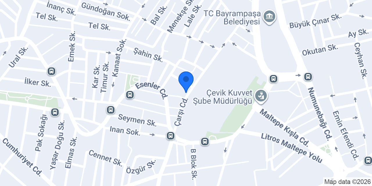 TERKOS TESİSAT konumu