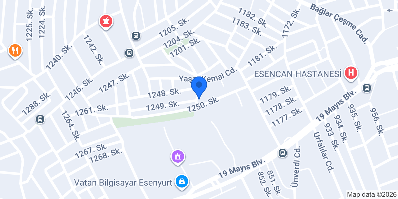 Mısırcıoğlu İnşaat konumu