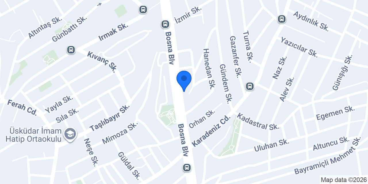 AKAD İstanbul Temel Lisesi konumu