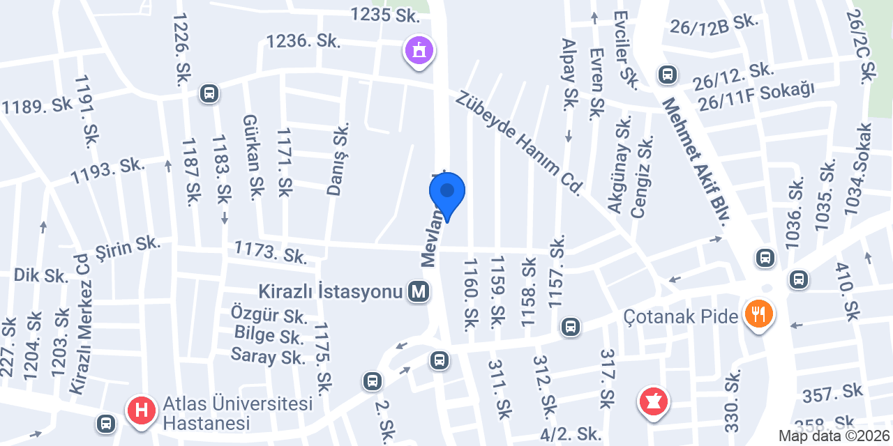 Tapınak Sahaf konumu
