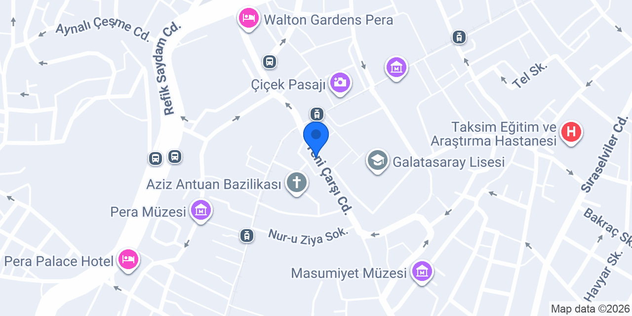 Galata Aydan Eczanesi konumu