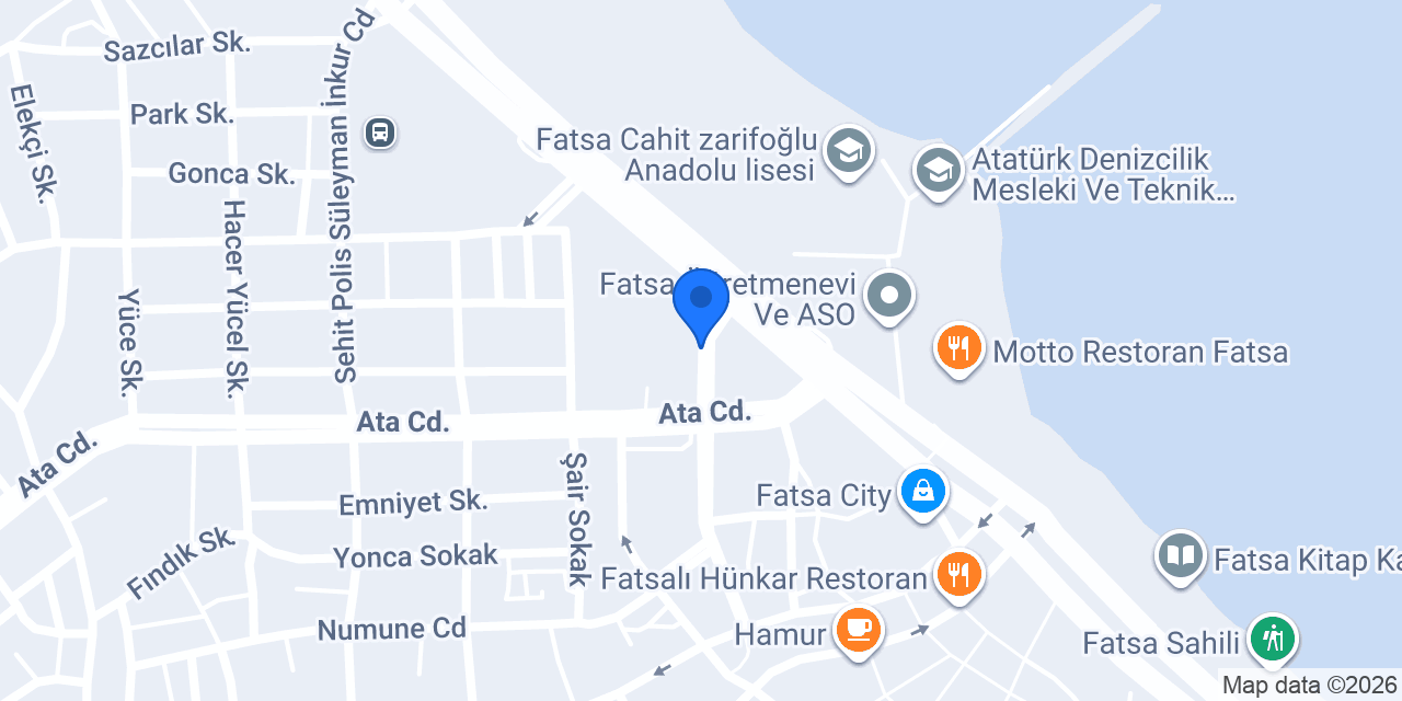 Fatsa 2. Noterliği konumu
