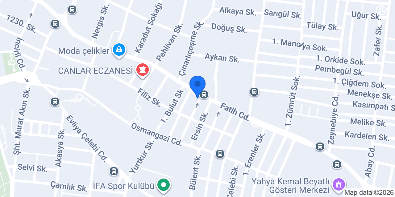 Öz Dua Derneği konumu