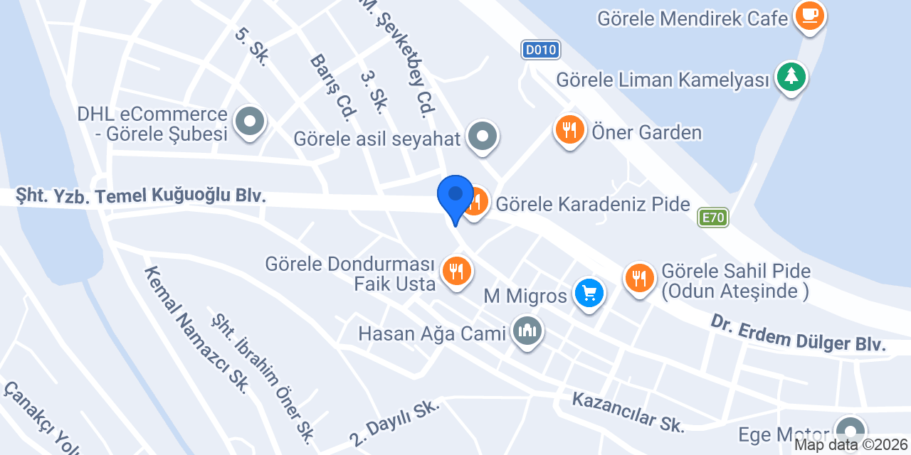 Halkbank Görele Şubesi konumu