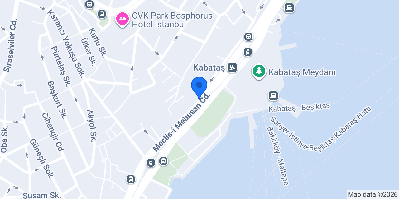 Kahve Dünyası - Kabataş konumu
