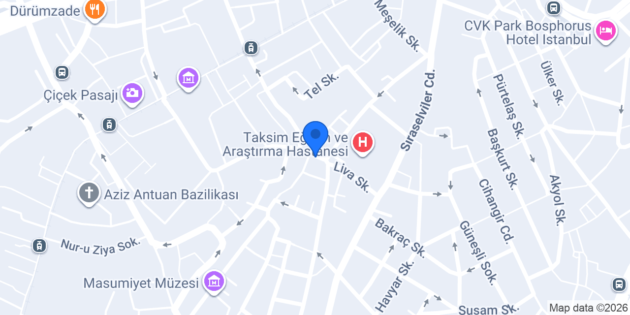 Beyoğlu Tavukçusu konumu
